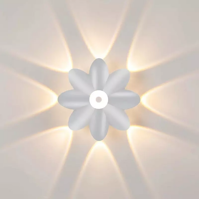 Applique da parete per esterni a LED Up Down Decorazione Spotlight Lotus Villa Corridoio Balcone Corridoio Sfondo Applique da parete
