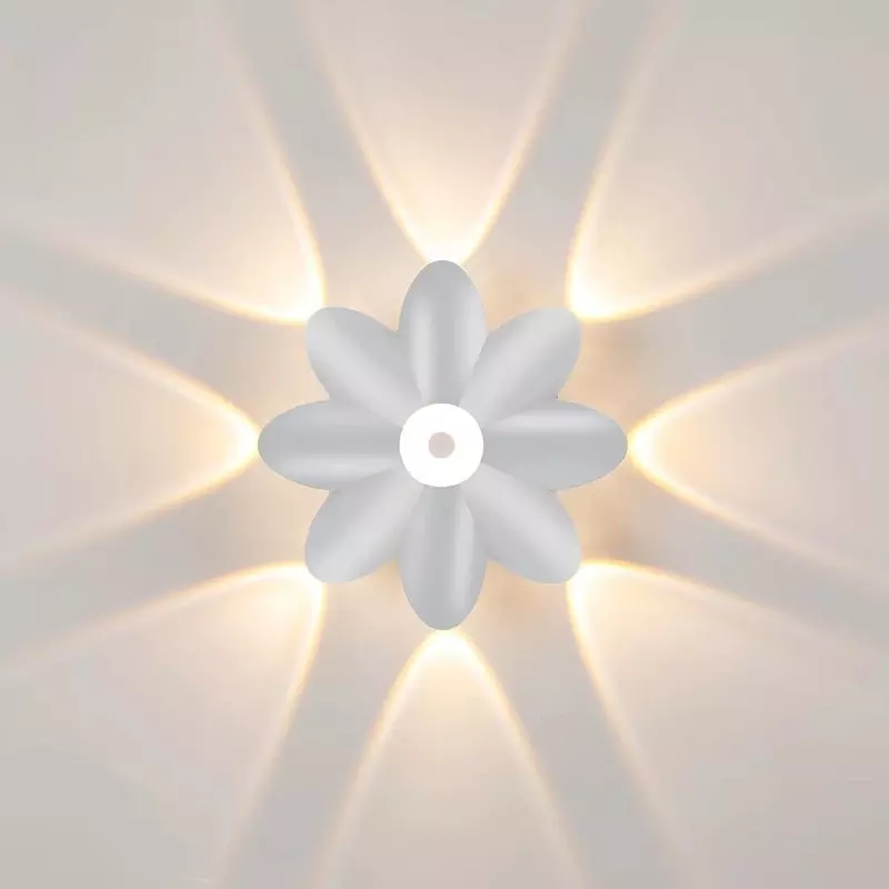 Applique da parete per esterni a LED Up Down Decorazione Spotlight Lotus Villa Corridoio Balcone Corridoio Sfondo Applique da parete