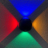 12W Big Size Arrival Ball Lights Outdoor Down Light Luci multicolori Lampade da parete esterne Apparecchio LED Wandlamp Lampade da parete a LED