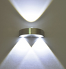 Lampada da parete a LED a semicerchio in stile unico 3w Applique da parete in alluminio su e giù per il soggiorno del corridoio del comodino della camera da letto di casa