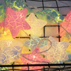 Star String Lights LED Christmas Garland Fairy Curtain light 2.5M Outdoor Indoor Per Camera da letto Home Party Wedding Decorazioni di Capodanno