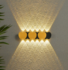 Nuovo Corridoio Scale Illuminazione Lampada da parete a LED Esterna impermeabile IP65 Su e giù Applique da parete Luce acrilica Luci da giardino 220V
