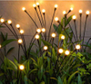 lampada solare per esterni applique da parete solari per esterni applique da parete solari vacanze di Natale all'aperto parco resort tessuto decorativo luce decorativa da giardino a led