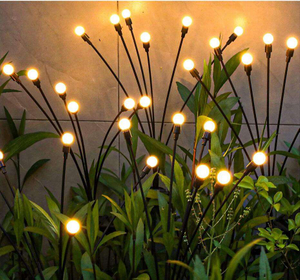 lampada solare per esterni applique da parete solari per esterni applique da parete solari vacanze di Natale all'aperto parco resort tessuto decorativo luce decorativa da giardino a led