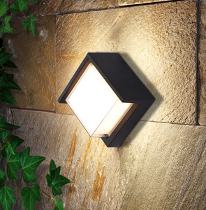 5W LED moderno a luce fredda RGB con controller su e giù per l'illuminazione Cube Sconce Lamp Fixture Mount Indoor Outdoor Lighting