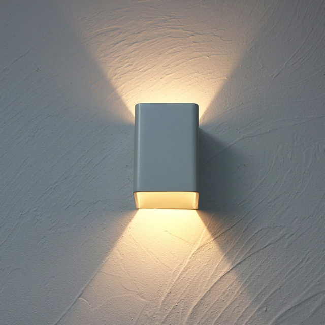 5W Modern Art Deco in alluminio AC85-265VRGB Design semplice Apparecchio di illuminazione da comodino luce notturna camera da letto lampada da parete a LED
