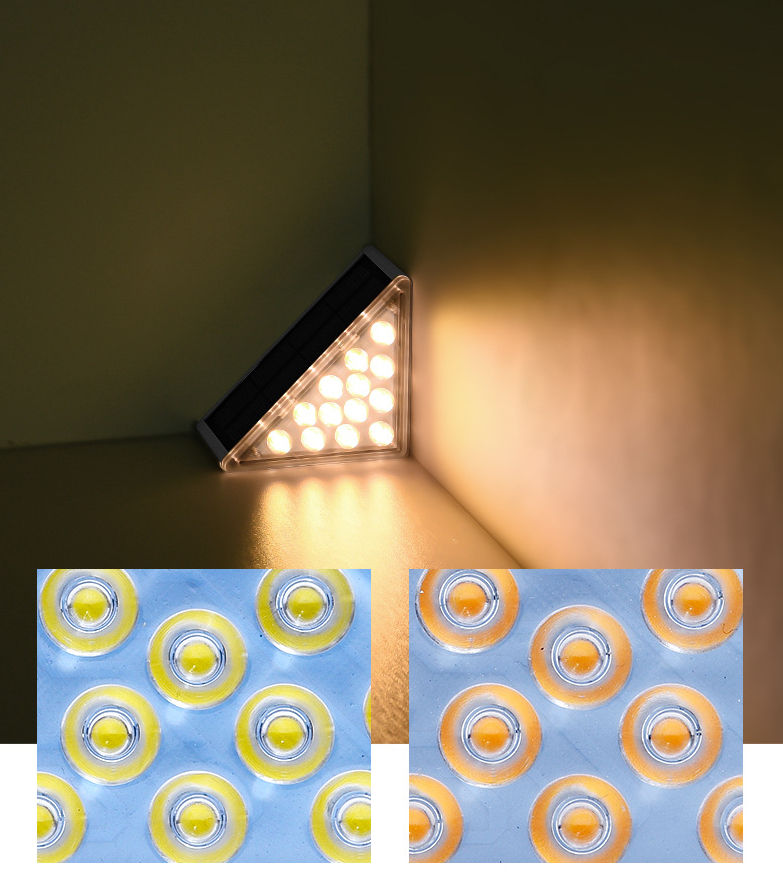 Applique da parete a energia solare Lampade da parete a LED impermeabili per esterni per cortile Street Landscape Lampada da giardino Lampada da parete per esterni solare