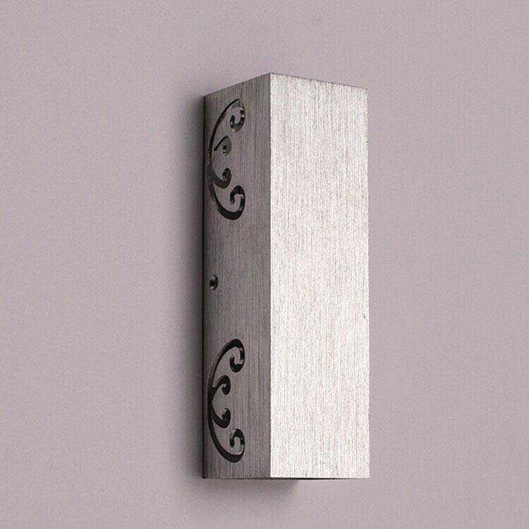 Lampada da parete in alluminio di alta qualità 6W applique per interni 2W applique da parete a farfalla con telecomando luce notturna a led Comodino da parete 
