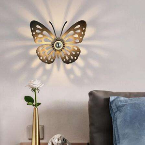 Lampade da parete a Led in ferro Nordic Crrative per comodino Soggiorno Sala da pranzo Foyer Divano Sfondo Corridoio Portico Sconce Home Deco Lighting