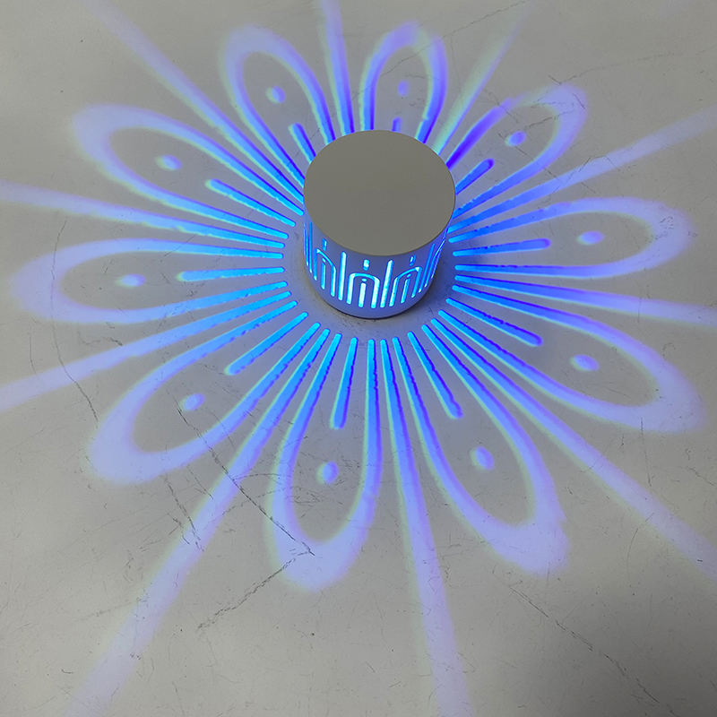 New Peacock Lamp Led Applique da parete RGB Applique Illuminazione decorazione lampada luce interna
