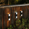 Outdoor Super Bright Ip65 Impermeabile Domestico Giardino Decorazione Illuminazione Up Down 6 Led Lampada da parete solare