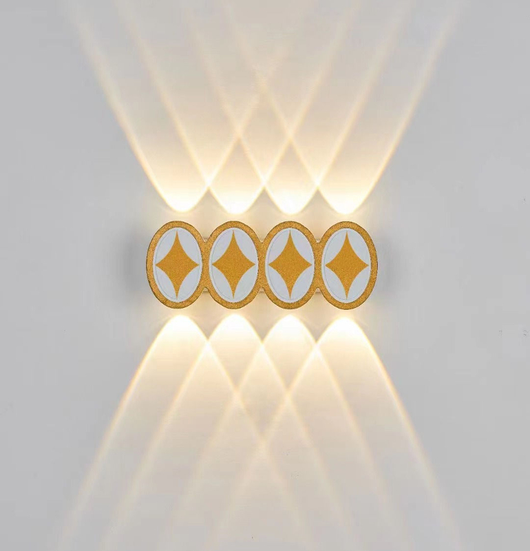 Lampada da parete lunga a LED IP65 Lampada da recinzione da giardino impermeabile per esterni Lampada da parete per interni semplice per corridoio camera da letto per la decorazione domestica