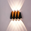 Luminario da giardino impermeabile in stile nordico 12W LED Wandlamp Brace Wall Night Light Decorare per illuminazione esterna Divano sfondo