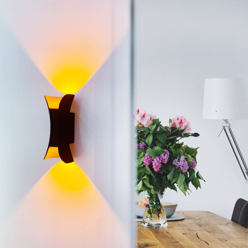 6w 10w Nuovo design Decorazione per le vacanze Lampada da parete per interni a prova di acqua per esterni di lusso Lampada da parete a LED IP65 Merci
