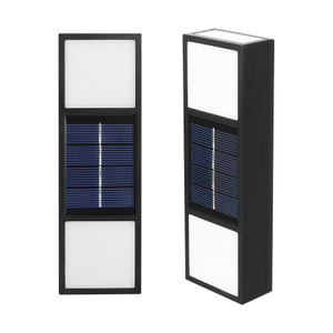 6LED Lampada da parete solare IP65 esterna impermeabile cortile luce giardino villa lampada da parete per esterni lampada da parete