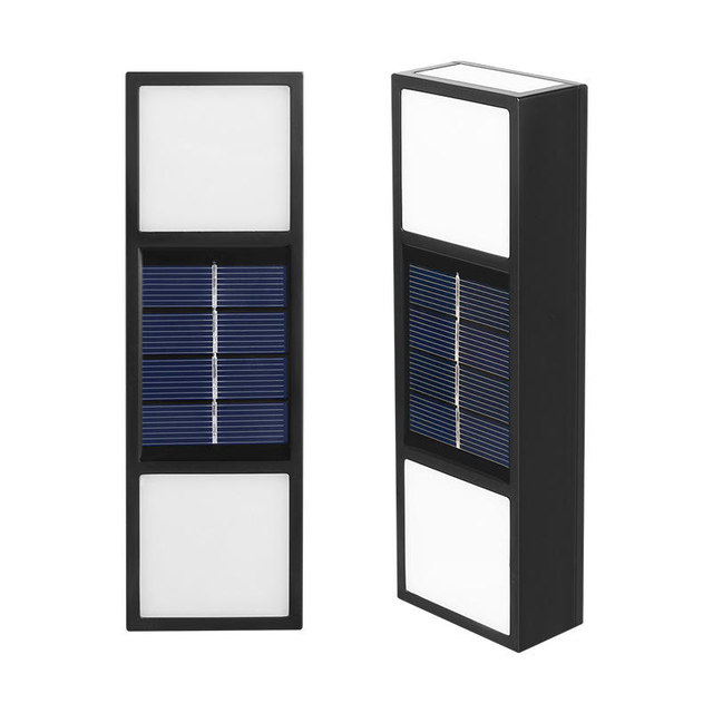 6LED Lampada da parete solare IP65 esterna impermeabile cortile luce giardino villa lampada da parete per esterni lampada da parete