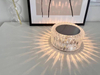 Lampada da tavolo in cristallo rosa spagnolo Lampade da scrivania per camera da letto lampade a led per comodino Ricarica USB Comodino Luce notturna romantica Atmosfera petalo 