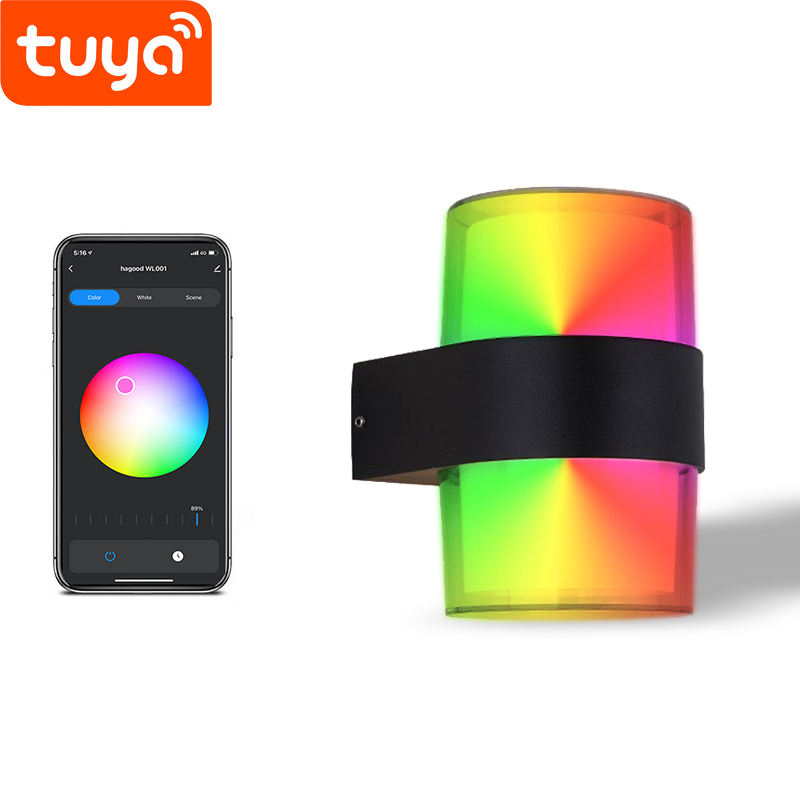 Tuya WIFI Smart Voice Control RGBW Plafoniera a LED dimmerabile Lampada da soffitto rotonda Funziona con Google Home APP controllo prezzo di fabbrica