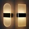 6w acrilico applique da parete tasti del pianoforte applique da parete per soggiorno bagno camera da letto luce apparecchio 85-265V luce notturna