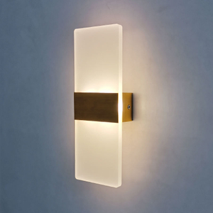 6w acrilico applique da parete tasti del pianoforte applique da parete per soggiorno bagno camera da letto luce apparecchio 85-265V luce notturna
