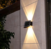 4LEDSolar applique da parete per esterni applique da parete a LED impermeabili per cortile Street Landscape Garden Decor lampada lampada da parete per esterni solare