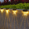 Lampada solare a LED bianca calda per scale Luci da giardino per esterni Impermeabile Energia solare Balcone Decorazione luminosa per recinzione per scale patio