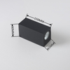 12W Up And Down COB Lampada da parete moderna a LED per interni Illuminazione per esterni Applique da parete impermeabile fissata al muro