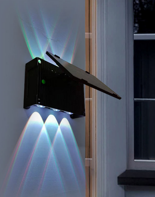 Luce solare fissata al muro impermeabile ad energia solare all'aperto del LED del recinto ad alta luminosità per la luce solare dell'applique da parete di sicurezza del giardino