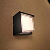 Lampada da parete a Led impermeabile Giardino Decorazione esterna Porta d'ingresso Illuminazione Sconce AC85-260V Apparecchio per paralume nero