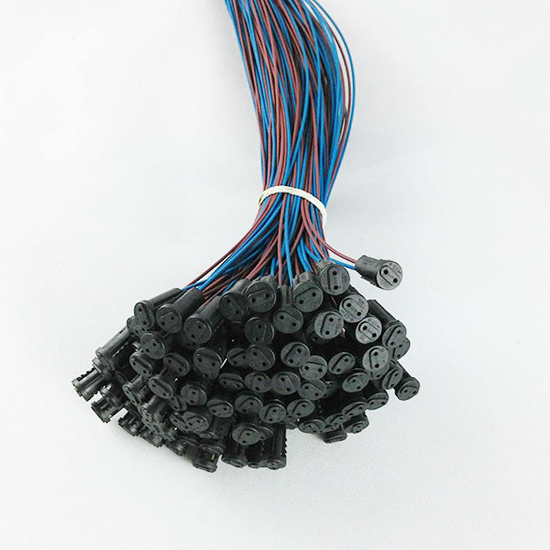 50cm G4 Led Portalampada a risparmio energetico Spina per lampada in cristallo con presa per cavo Base per lampada G4 Presa per piede