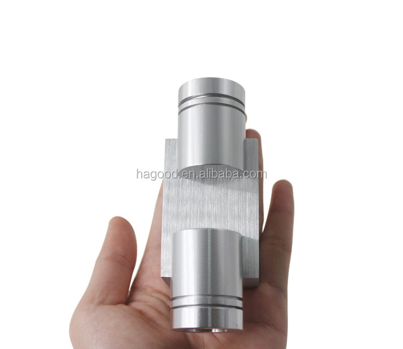 2x1W AC85-265V Lampada da parete a LED moderna in alluminio Lampada da parete Applique a specchio per la decorazione o l'illuminazione della parete interna