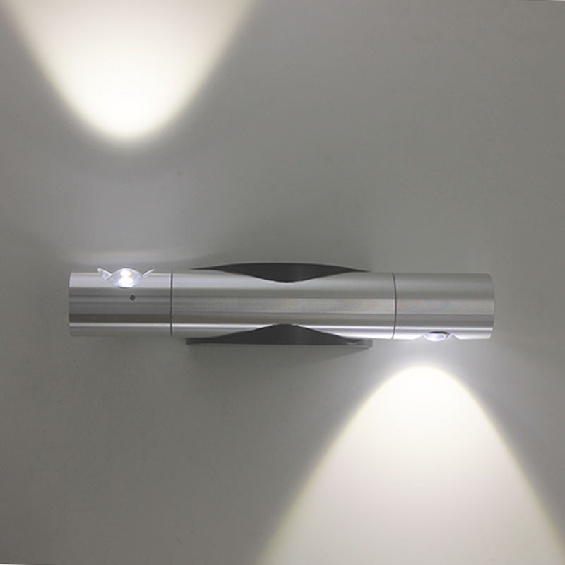 2x3W AC85-265V Rotazione di 360 gradi Lampade da parete a LED Lampade da lettura Lampada da parete Illuminazione a specchio Luce per scale Applique da parete moderna