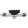 2x3W AC85-265V Rotazione di 360 gradi Lampade da parete a LED Lampade da lettura Lampada da parete Illuminazione a specchio Luce per scale Applique da parete moderna
