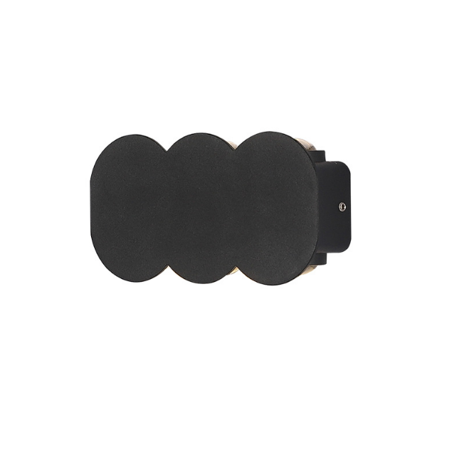 Lampada da parete moderna impermeabile esterna 4W LED IP65 alluminio su e giù applique da parete da giardino portico applique decorazione luce 110V 220V