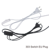 Cavo di linea 303/304/317/301 Cavo di alimentazione dimmer/Interruttore a doppio pulsante Spina europea Cavo per lampadina a LED/Luce da tavolo Luminary USA