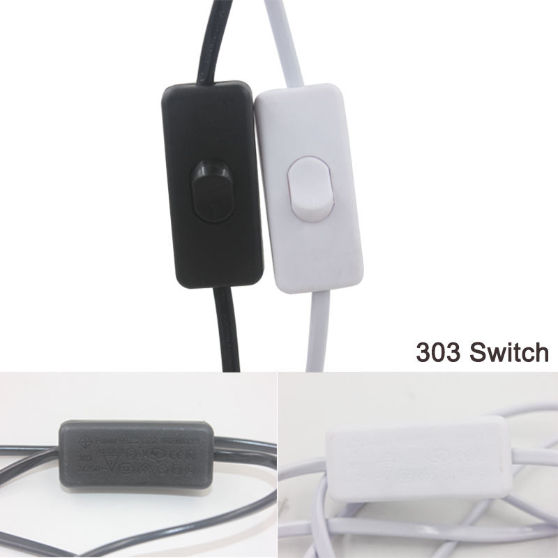 EU US UK E27 Cavo di alimentazione Lampadina Prolunga supporto base Cavo led interruttore lampada filo Presa elettrica Convertitori 110v 220v