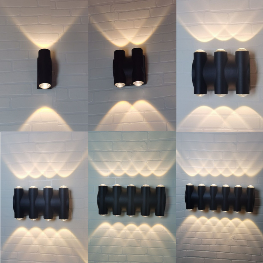 Applique da parete moderna illumina la parete della stanza da 12W LED illumina le lampade da parete in alluminio per il corridoio della camera da letto del soggiorno