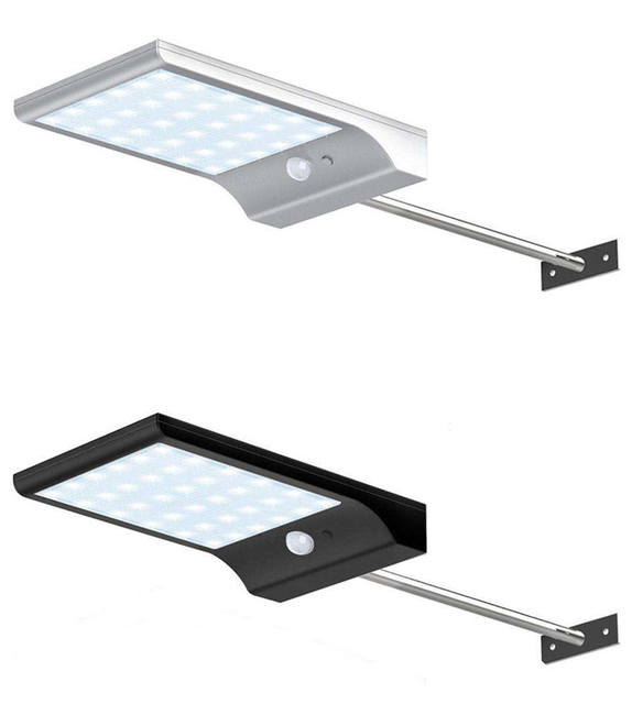 LED COB Luce solare Lampada da parete con sensore di movimento per esterni Lampada da giardino impermeabile Faretti Lampada di sicurezza stradale via di emergenza