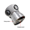 3W 4W 5W LED Applique da parete in alluminio Lampada da comodino rotonda Camera da letto Applique Apparecchio di illuminazione a parete