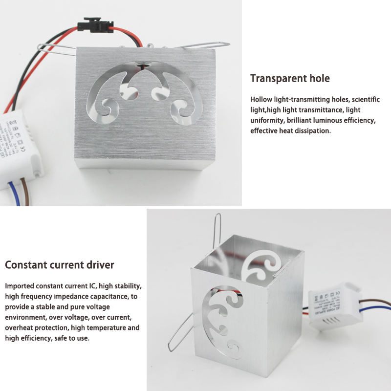 Lampada da parete a farfalla 3W LED Sconce Led a parete in alluminio leggero per corridoio Camera da letto Corridoio Portico Sfondo Apparecchio di illuminazione