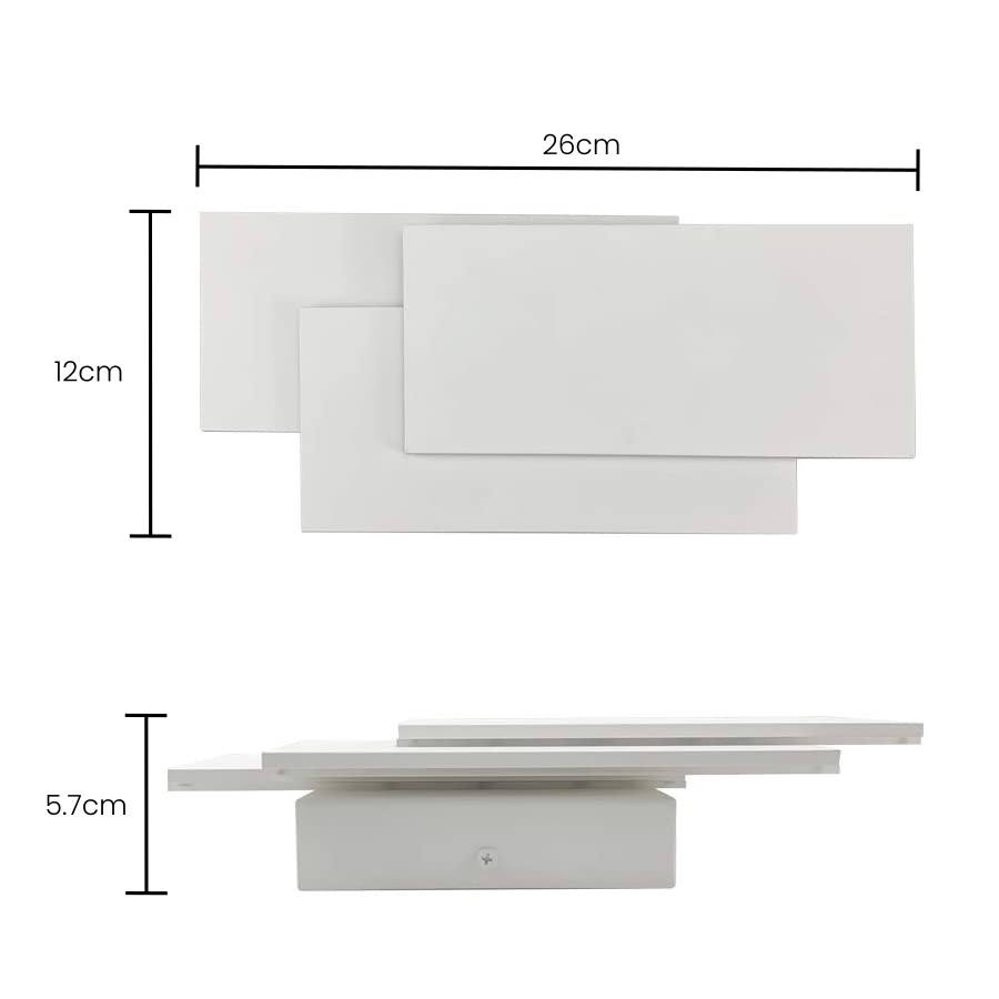 Nuovo moderno hotel da 12 W applique da parete a led per camera da letto soggiorno comodino decorazione interna Black Modern Vanity vende bene elettronico
