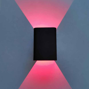Alta qualità a basso prezzo 5W risparmio energetico decorazione interna RGB controller intelligente forma rettangolare staffa da parete lampada luce scale