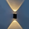 Moderne applique da parete da 2W Applique da parete per bagno Applique da parete a LED in alluminio impermeabile Apparecchi di illuminazione per decorazioni industriali