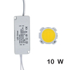 LED COB Lamp Bead 10W-30W Sorgente luminosa Chip + Driver LED Adattatore di alimentazione Freddo / Caldo / Bianco naturale per faretto LED fai da te