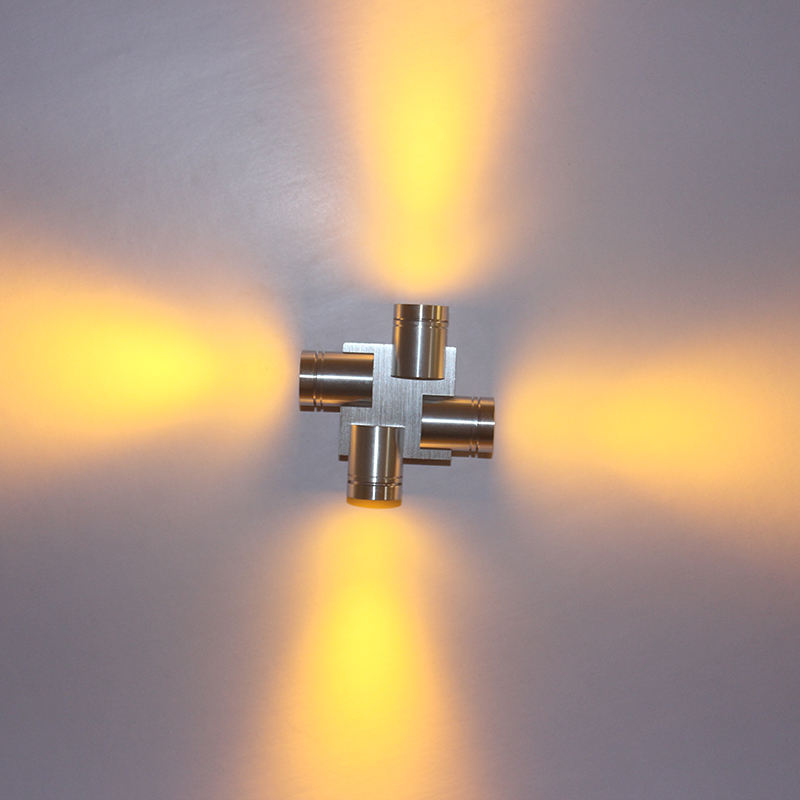Lampada da parete a led da parete 2W 4W Lampada da scala ad angolo per la decorazione di interni
