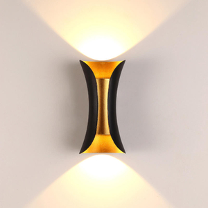 Applique da parete a LED AC90-265V Luci in alluminio Lampada da parete per soggiorno Camera da letto Hotel Ristorante Illuminazione IP65 impermeabile