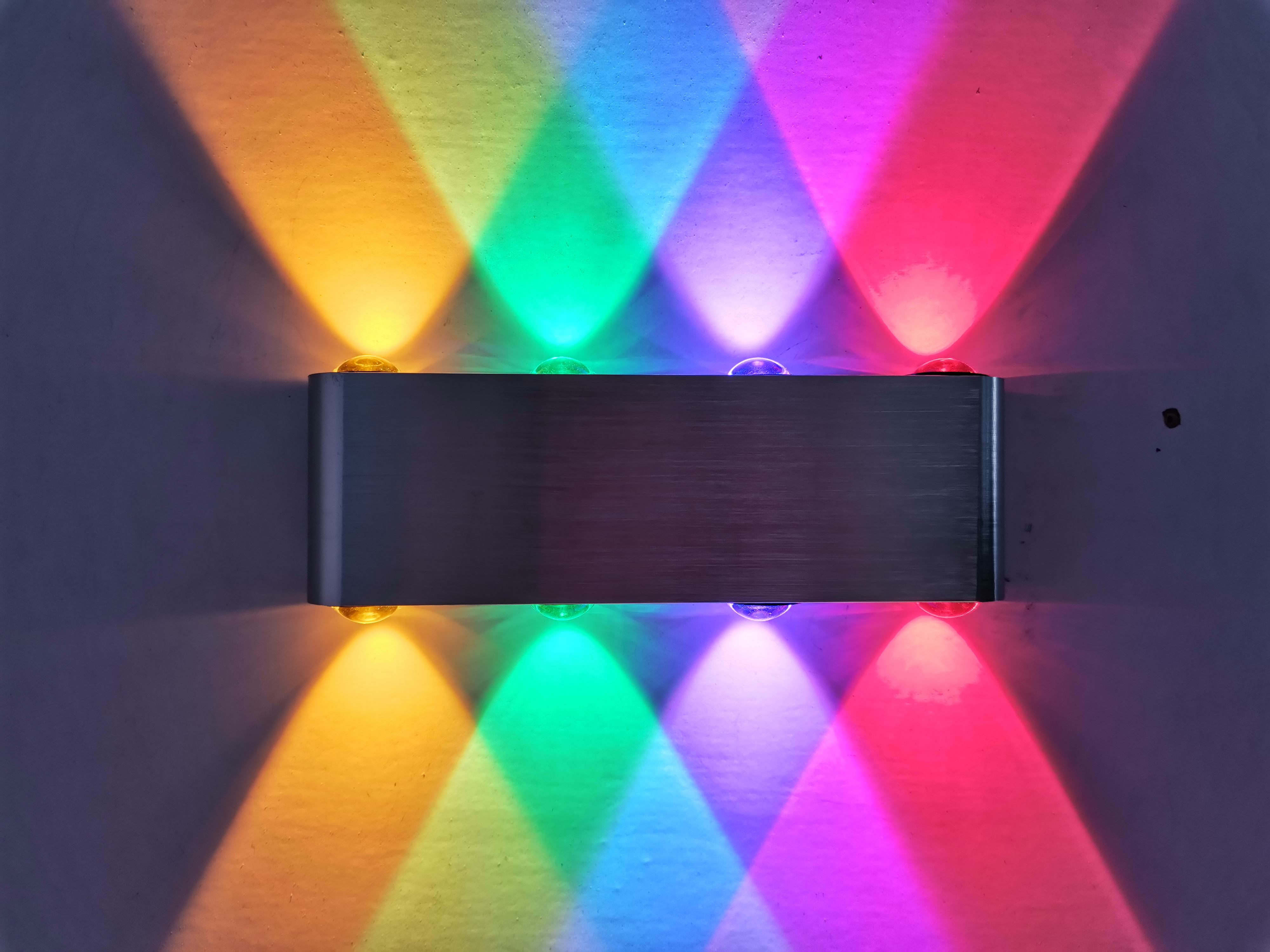 6W 8W Forma rettangolare Decorazione di fascia alta per la lampada da parete per la casa Lampada da decorazione per hotel Up Down Lights