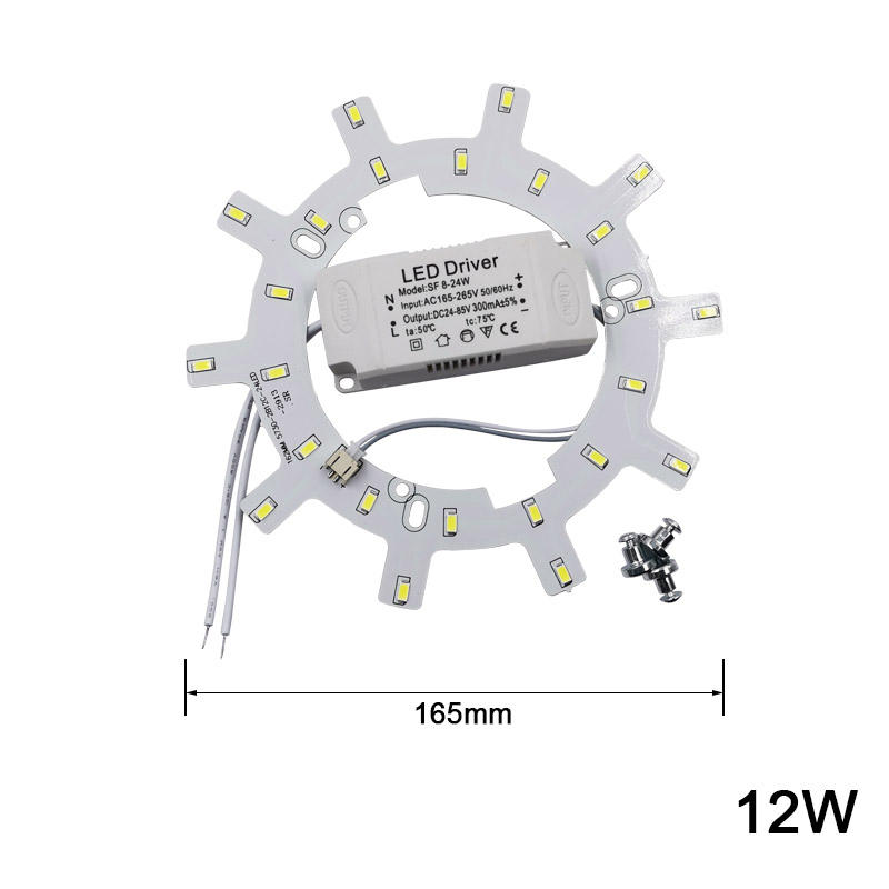 Moderne plafoniere a LED 12-24W Modulo sorgente luminosa da cucina AC220V Soggiorno Illuminazione a soffitto a risparmio energetico Retrofit Board