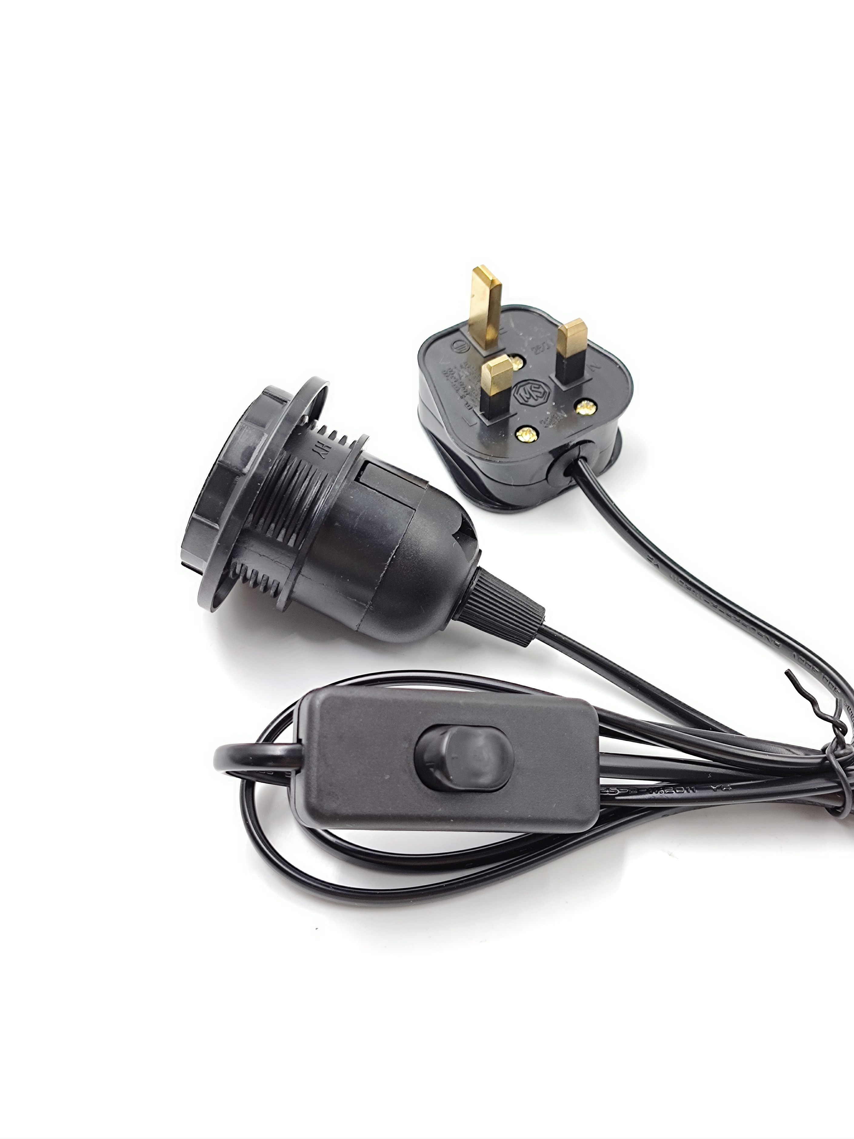 Spina a filo Portalampada di sale dell'Himalaya Spina Accessori per lampade da tavolo 301 303 Interruttore Interruttore dimmer Spina EU/AU/EU Spina a tre poli Portalampada E27