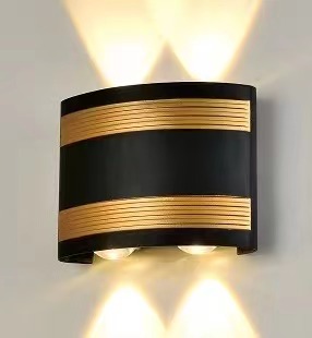 Applique da parete a led oro Lampada da parete a led da parete Lampada da parete a led Lampada da parete a led Lampada da parete su e giù